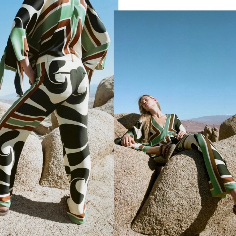 Zara printed pants beautiful!!!